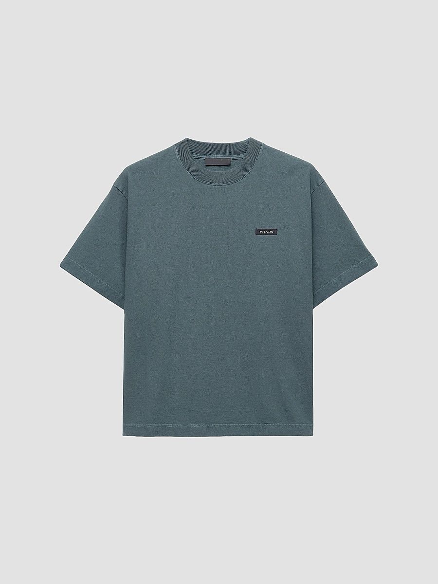 Men's Cotton T-Shirt - Green - Size XXXL