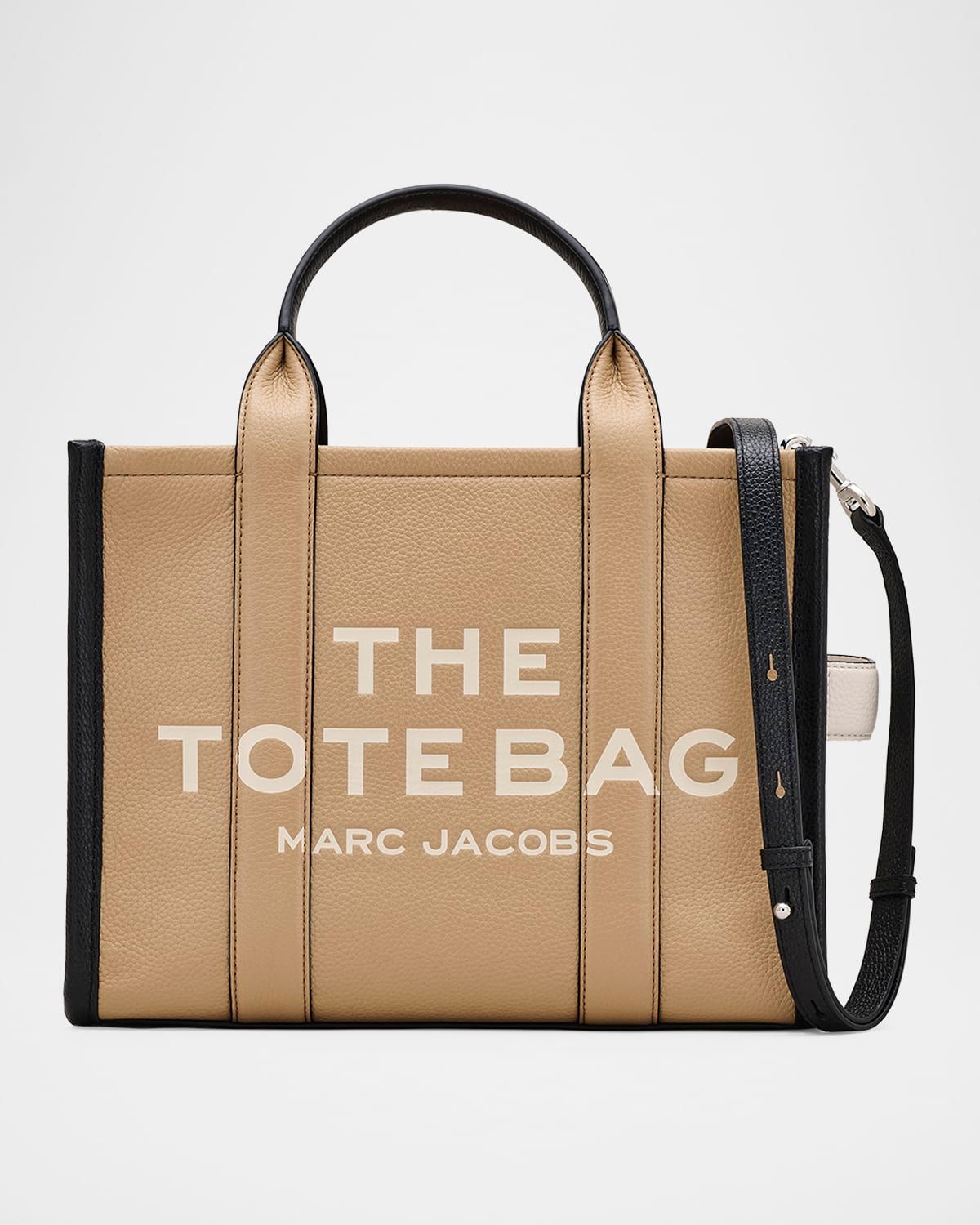 The Colorblock Medium Leather Tote Bag