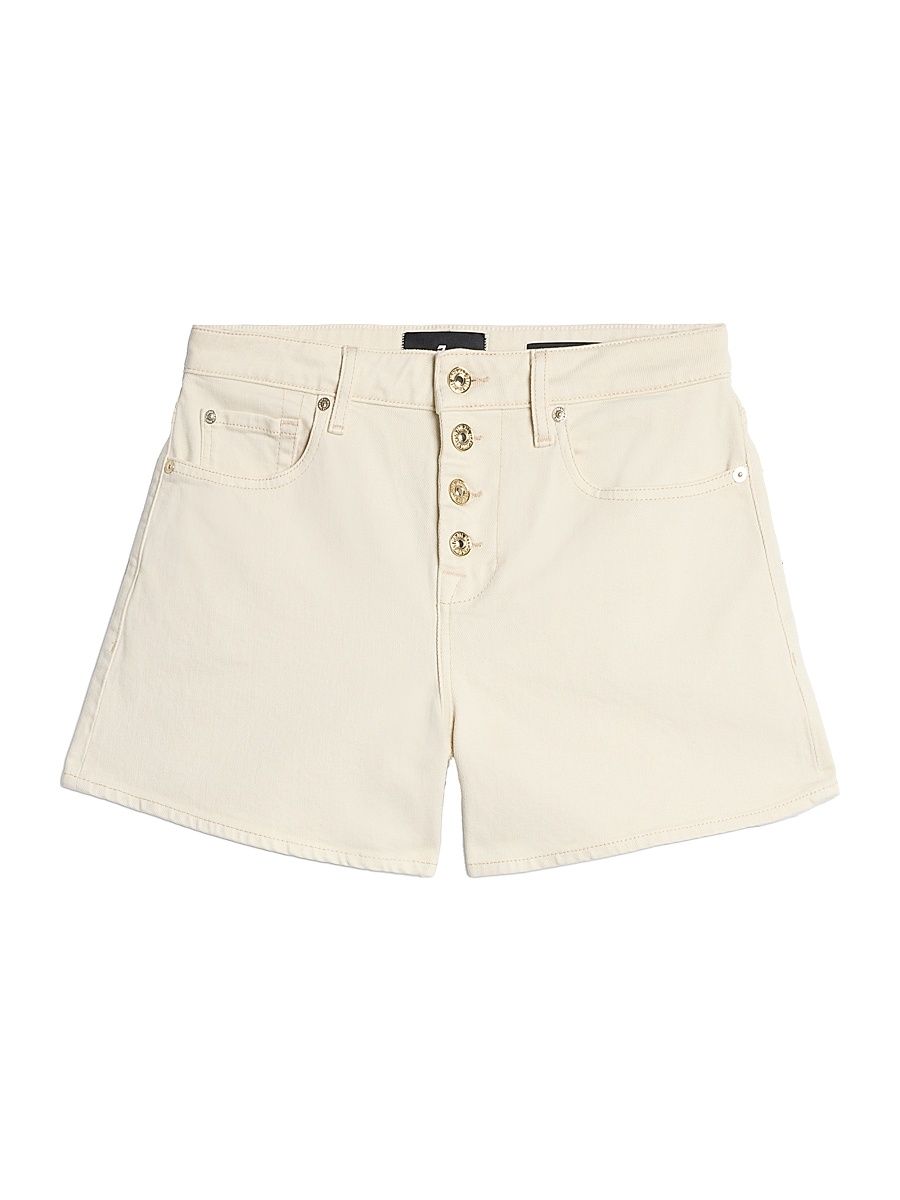Women's Kori A-Line Denim Shorts - Moondust - Size 24