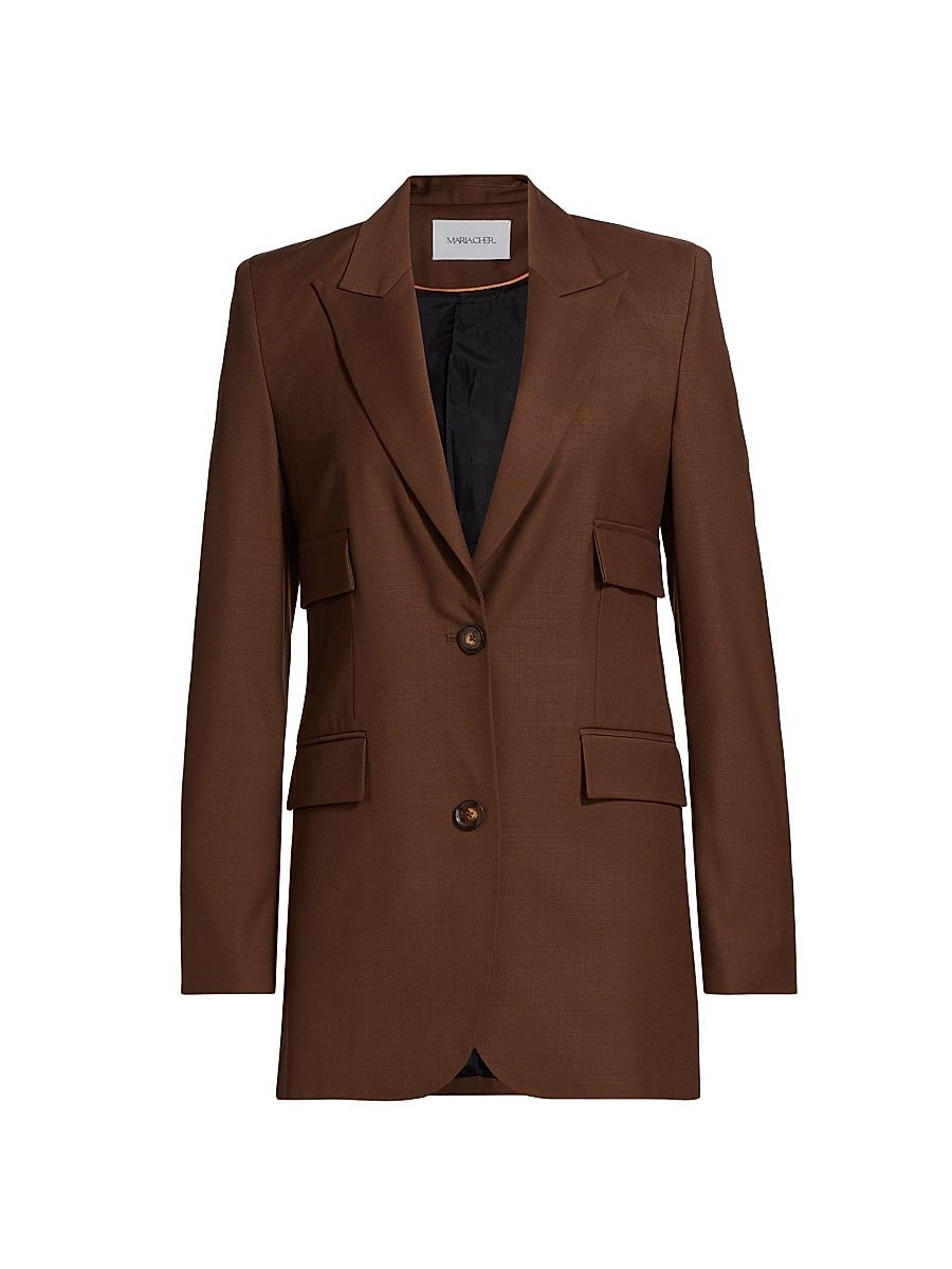 Women's Caseros Elaine Blazer - Brown - Size Medium