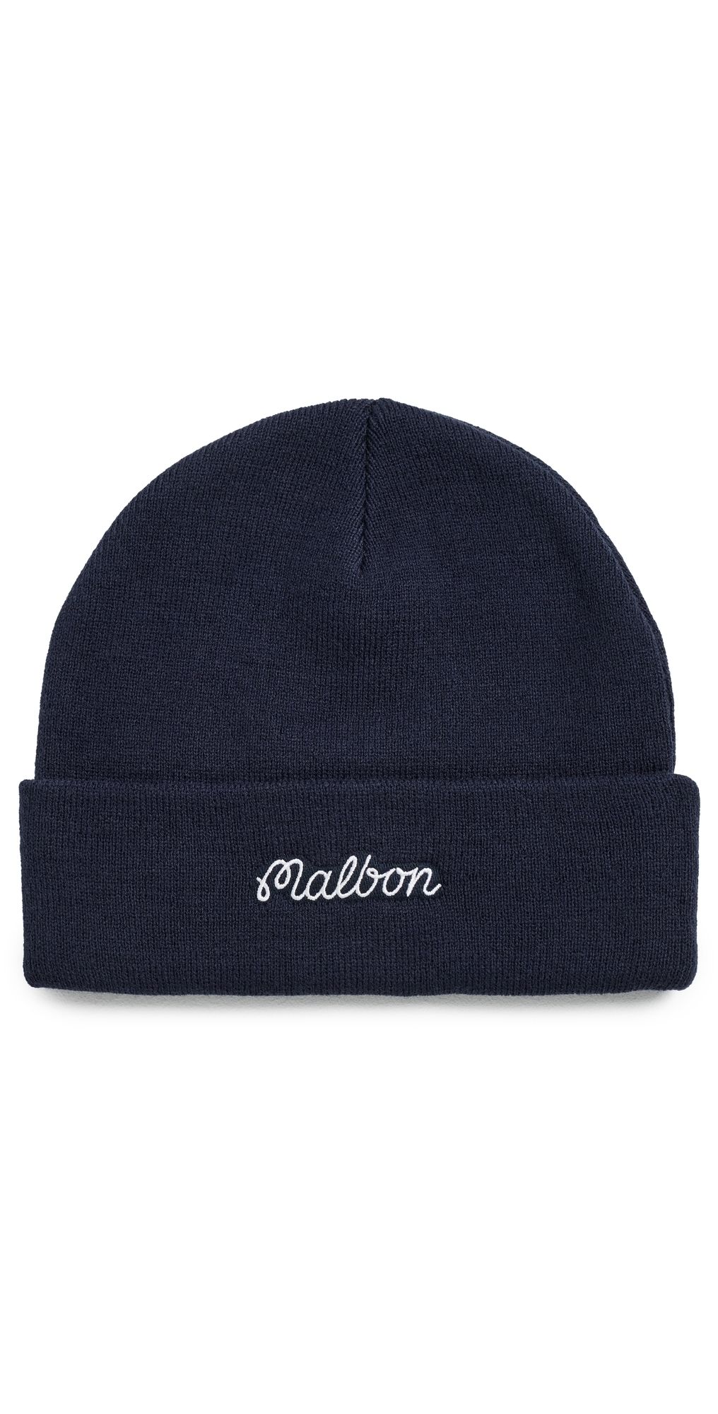 Malbon Script Beanie Navy One Size