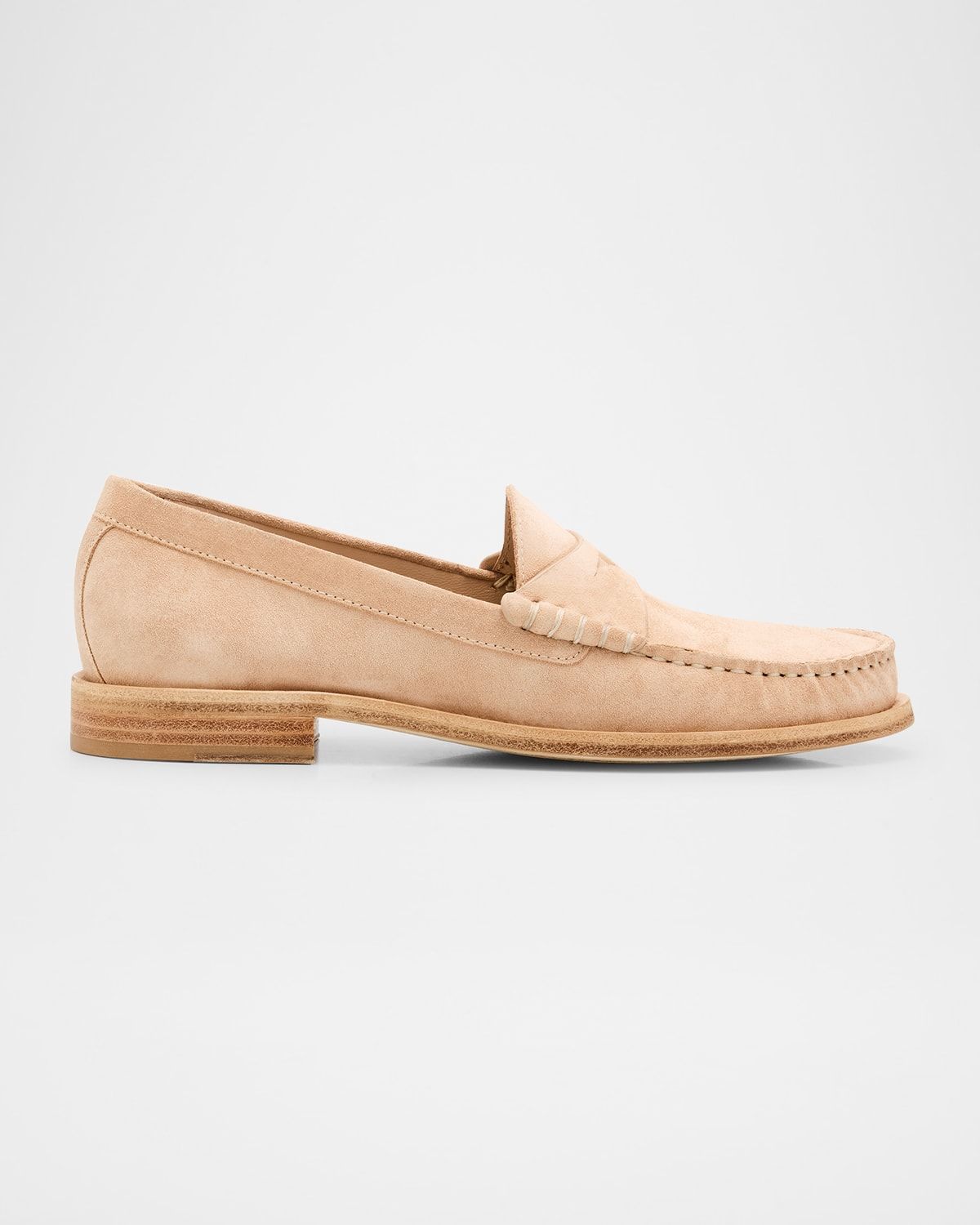 Lottie Suede Penny Loafers