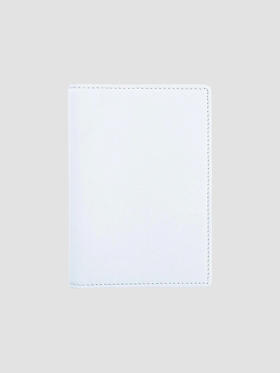 Royce New York Women's ​RFID-Blocking Leather Passport Case - Silver