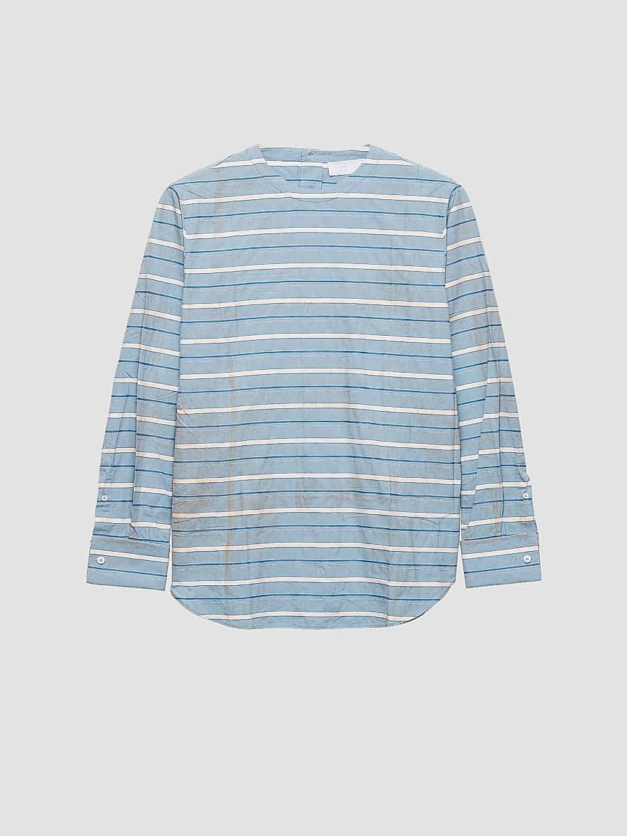 Men's Cotton Shirt - Blue - Size 16.5