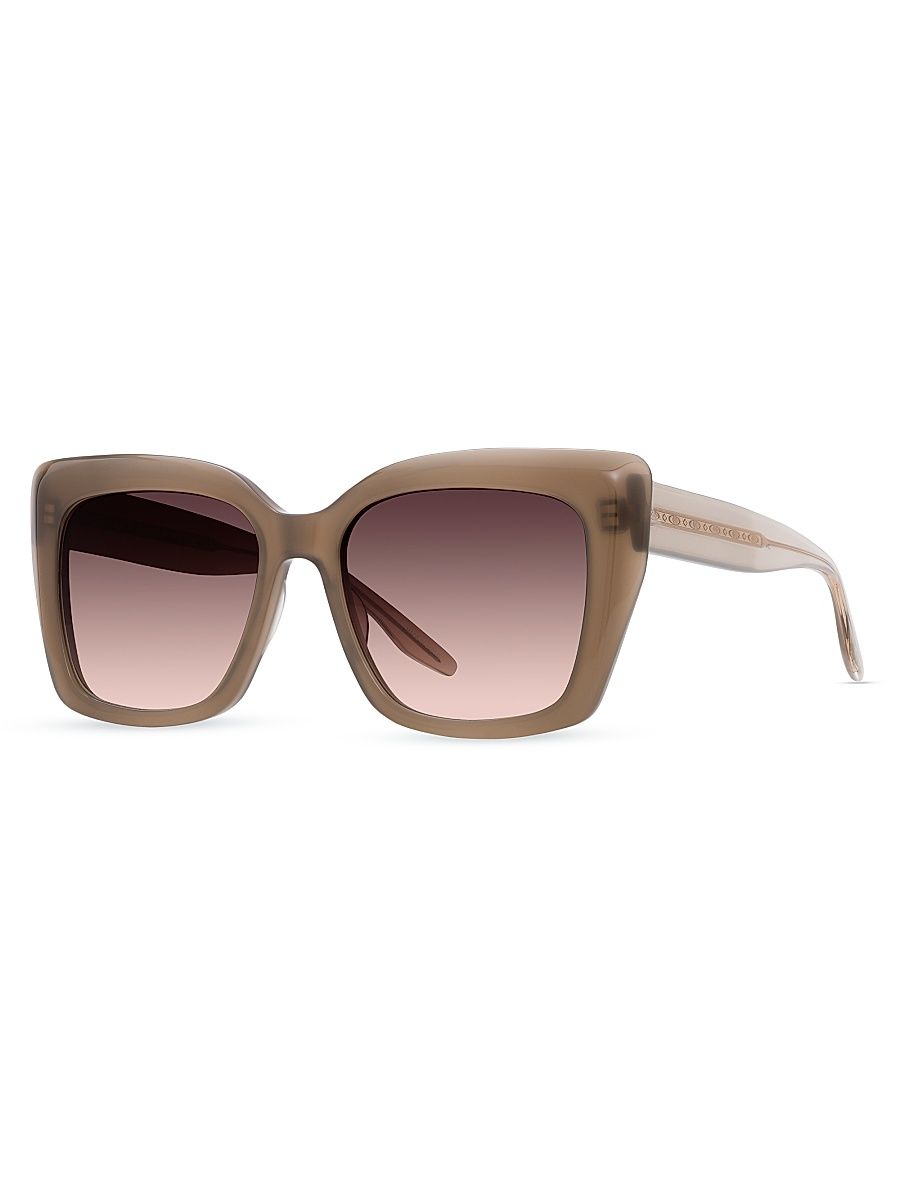 Women's Devine 54MM Gradient Sunglasses - Mocha Smokey Topaz