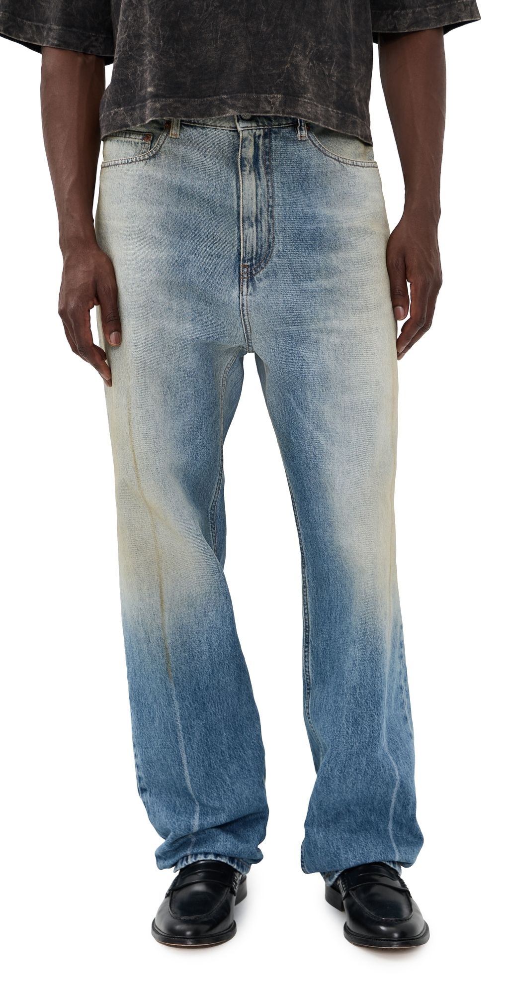 MM6 Maison Margiela Relaxed Denim Pants Medium Blue 32