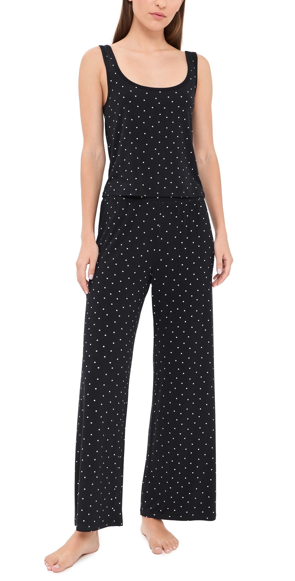 Z Supply Luxe Dot Top Black M