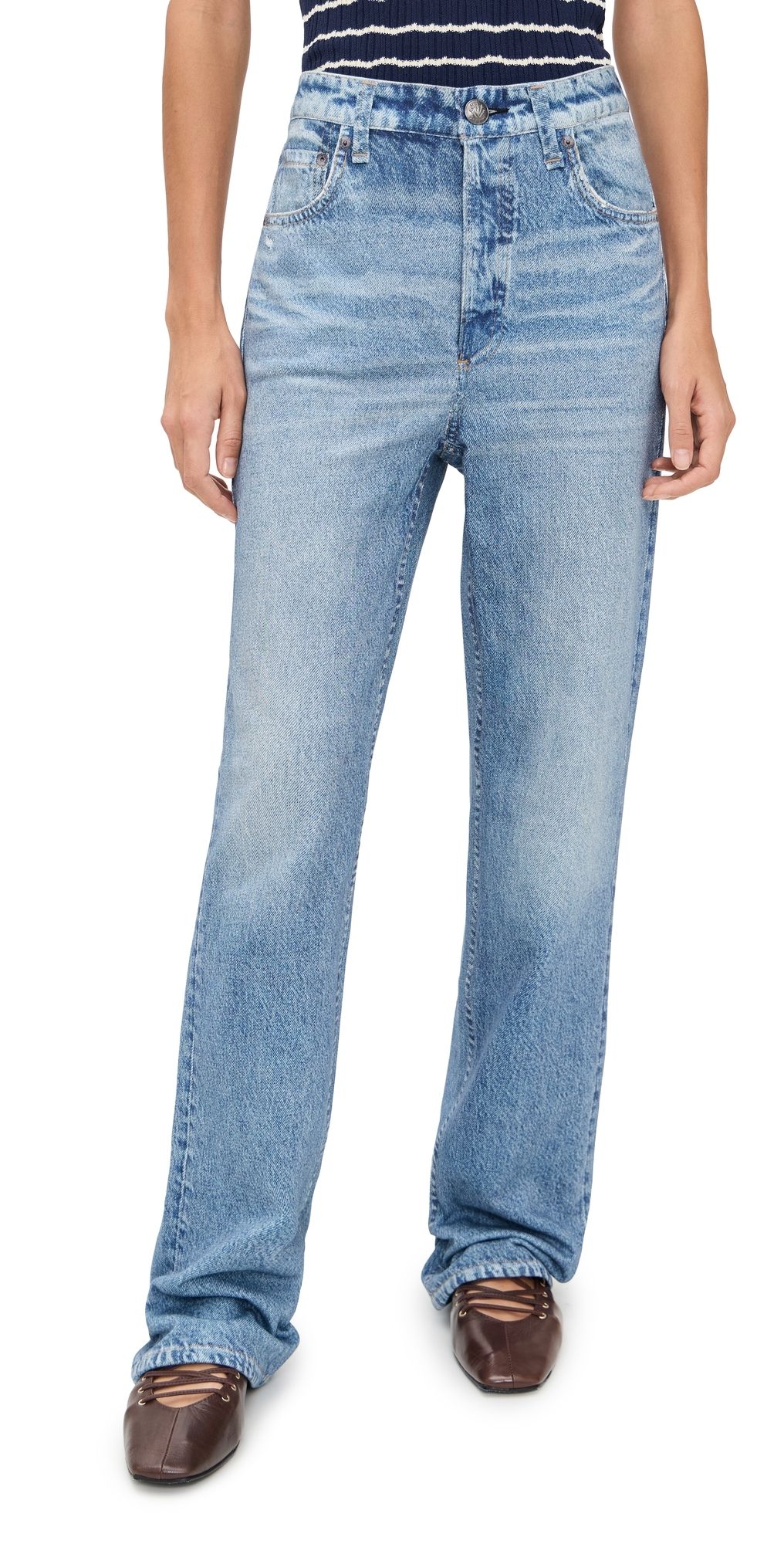 rag & bone Miramar Terry Shea Straight Pants Tessa 25
