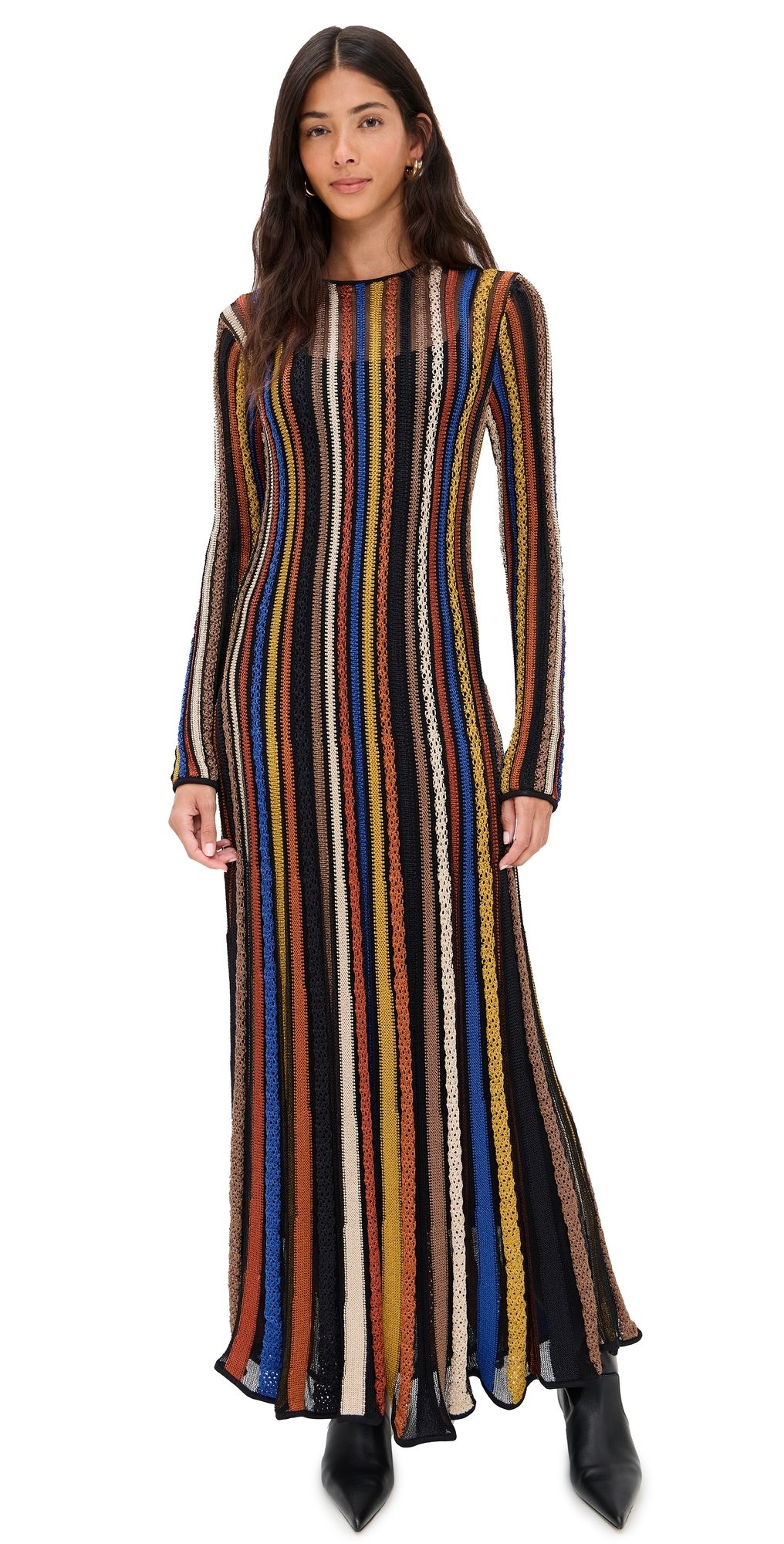 Ulla Johnson Albie Knit Long Sleeve Knit Dress Zoisite S