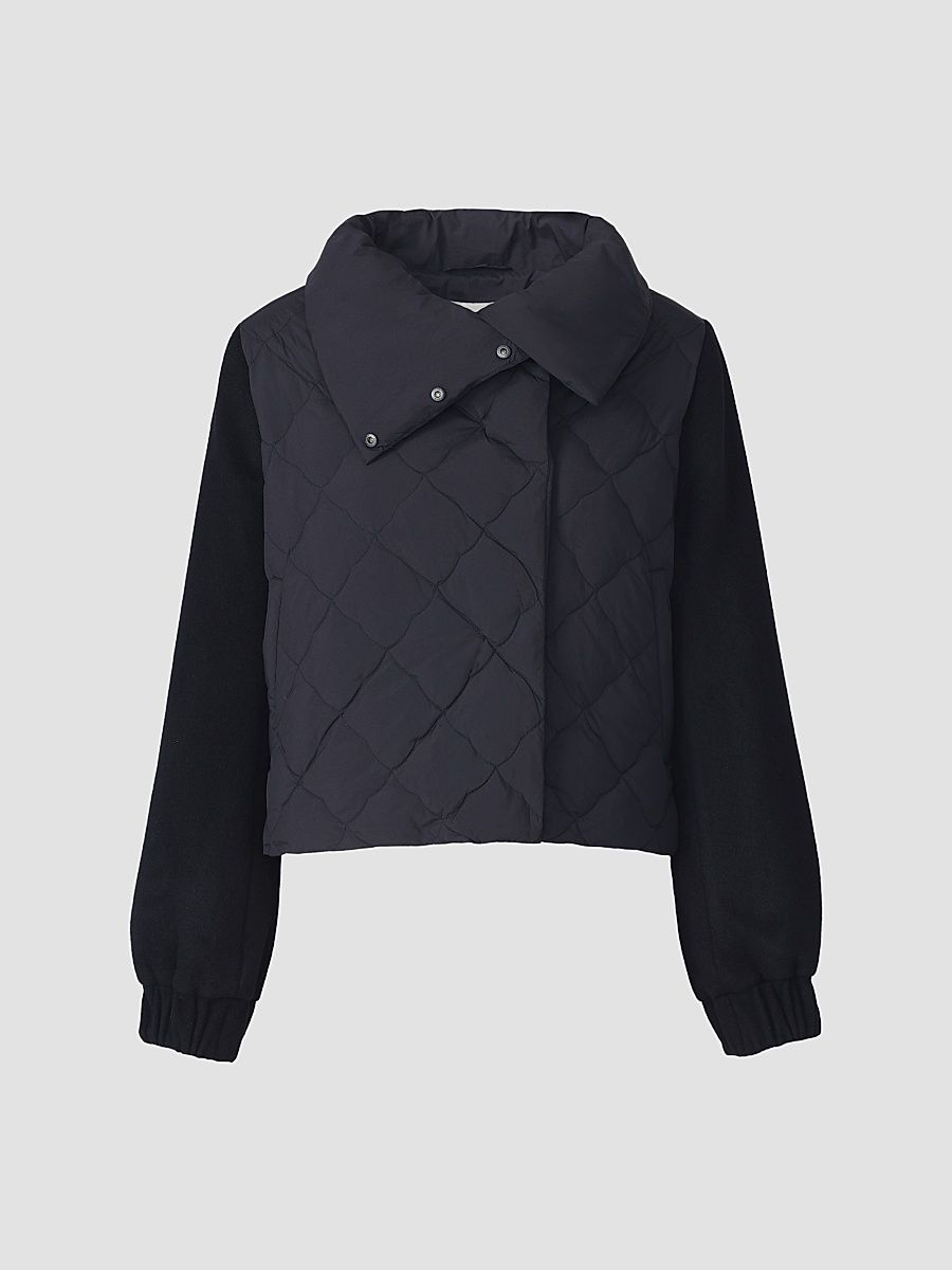 Women's Odette Down Hybrid Jacket - Black - Size Medium