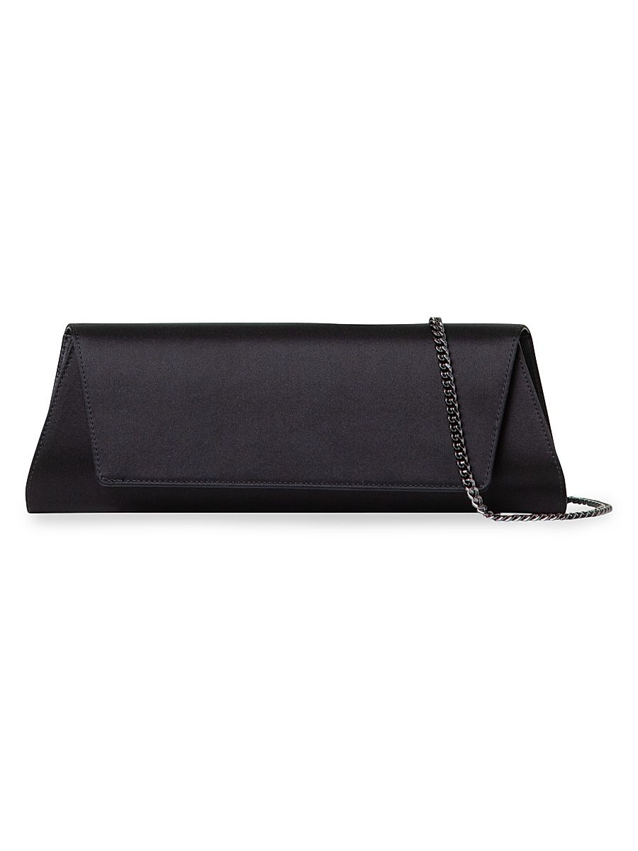Women's Anouk Silk Clutch - Black