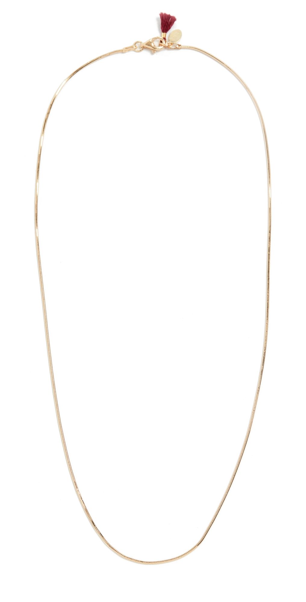 SHASHI Petite Lady Necklace Gold One Size