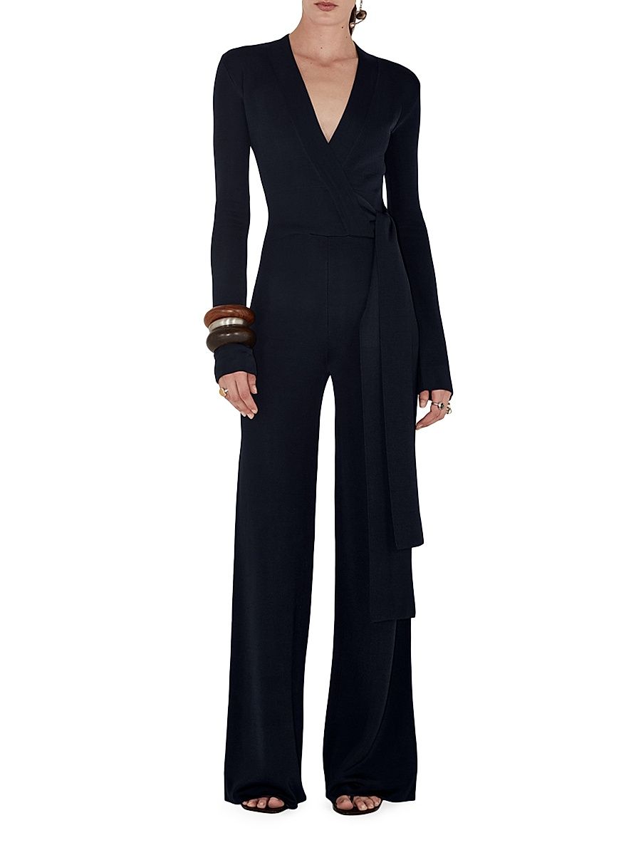 Women's Elemental Tie Jumpsuit - Midnight - Size Small