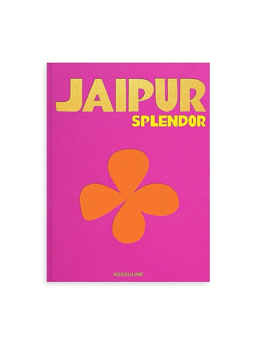 ''Jaipur Splendor'' Hardcover Book - Pink