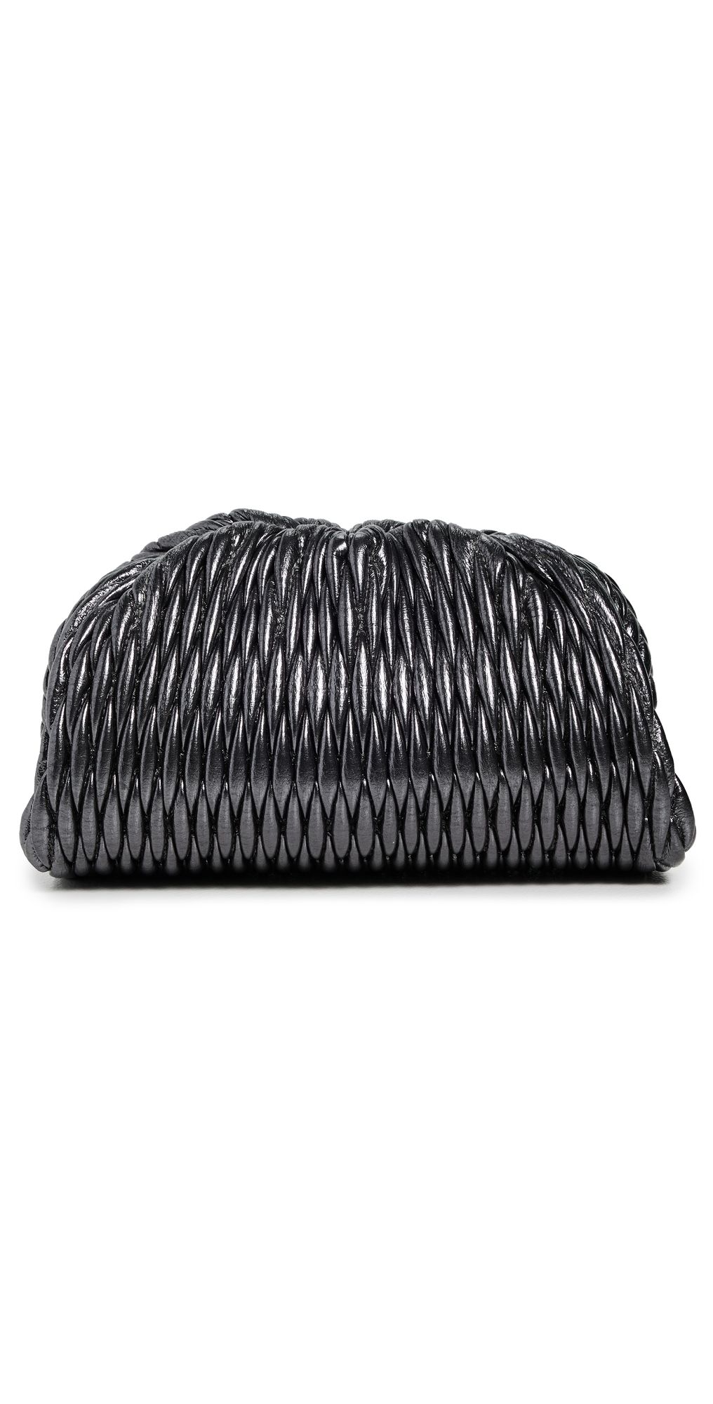 A. L.C. Enzo Faux Leather Bag Slate Metallic One Size