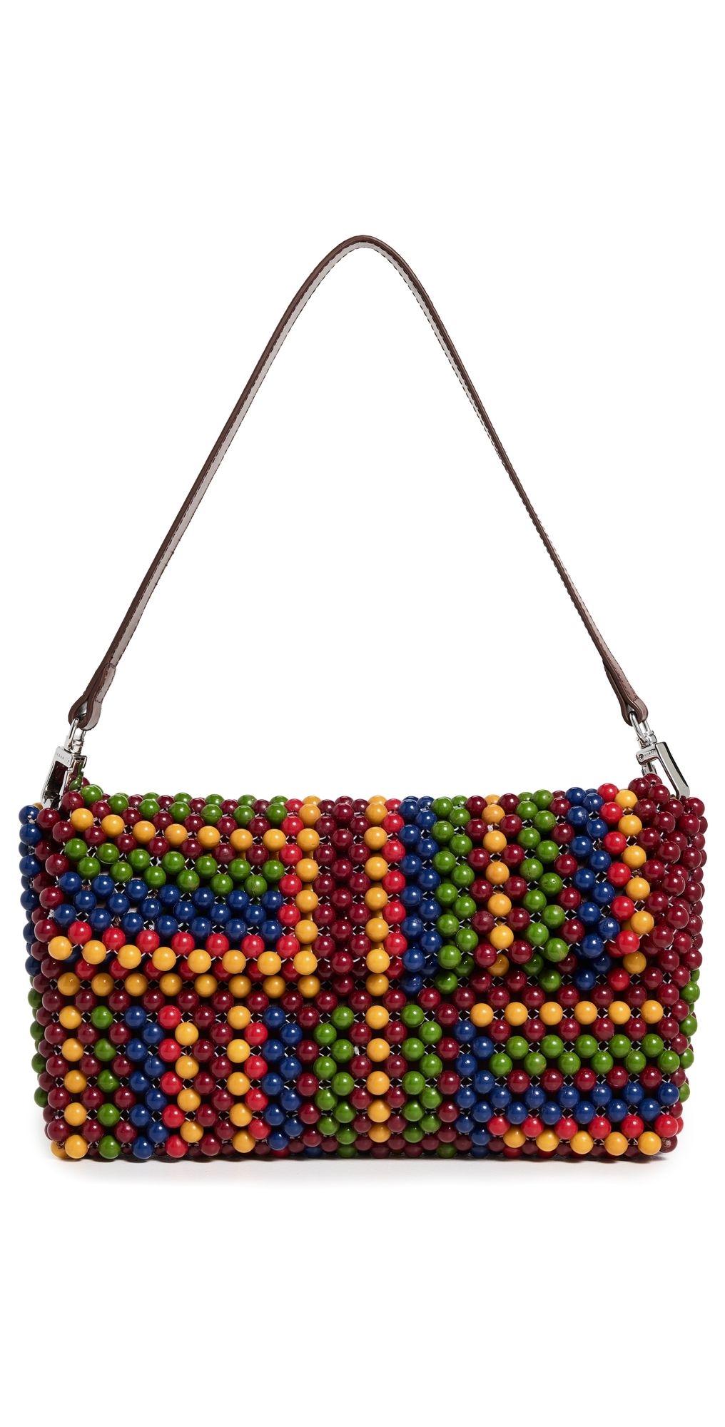 STAUD Timmy Convertible Shoulder Bag Jungle Stripe One Size