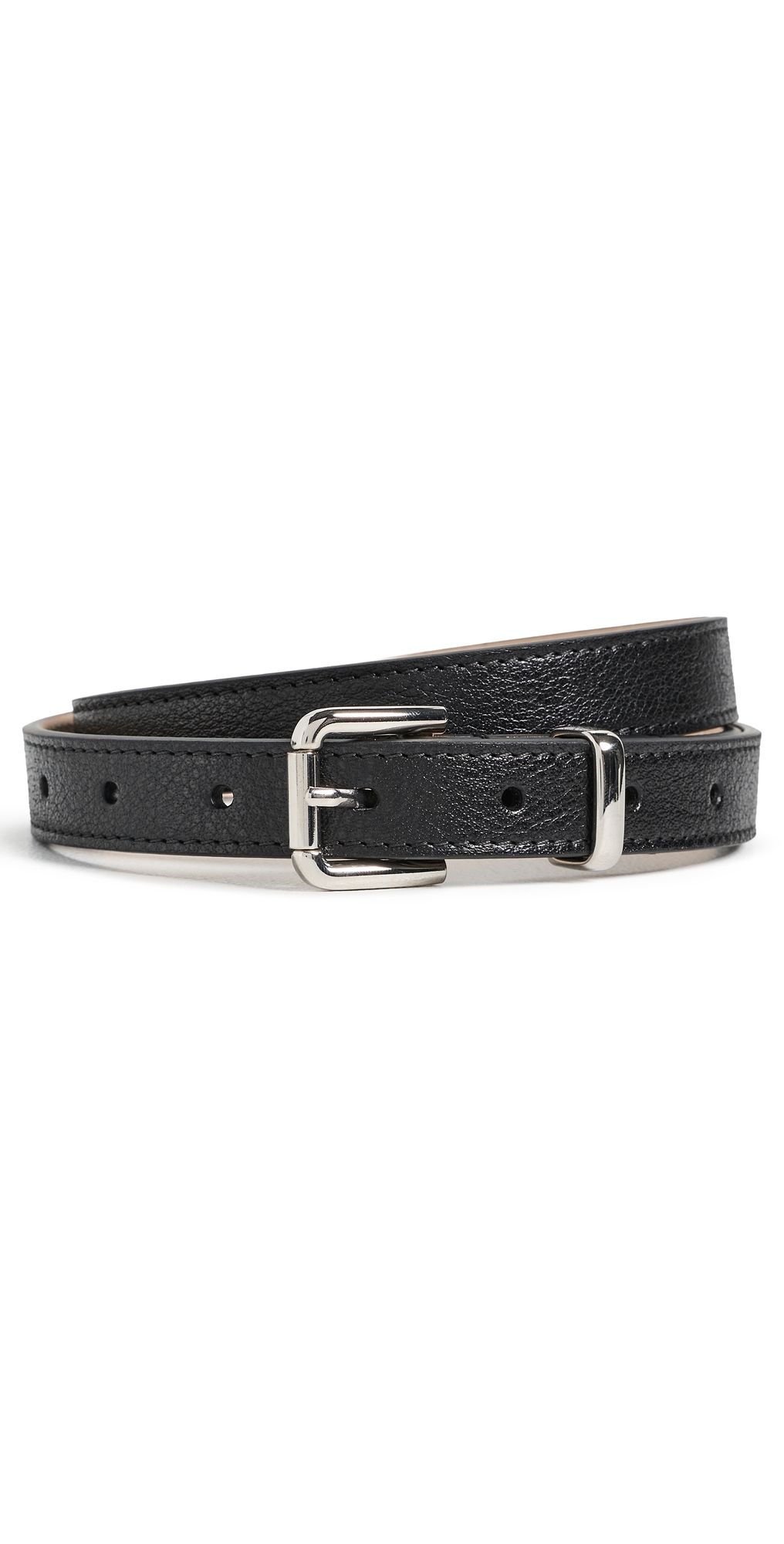 Jamie Haller The Slim Bar Belt Black 80