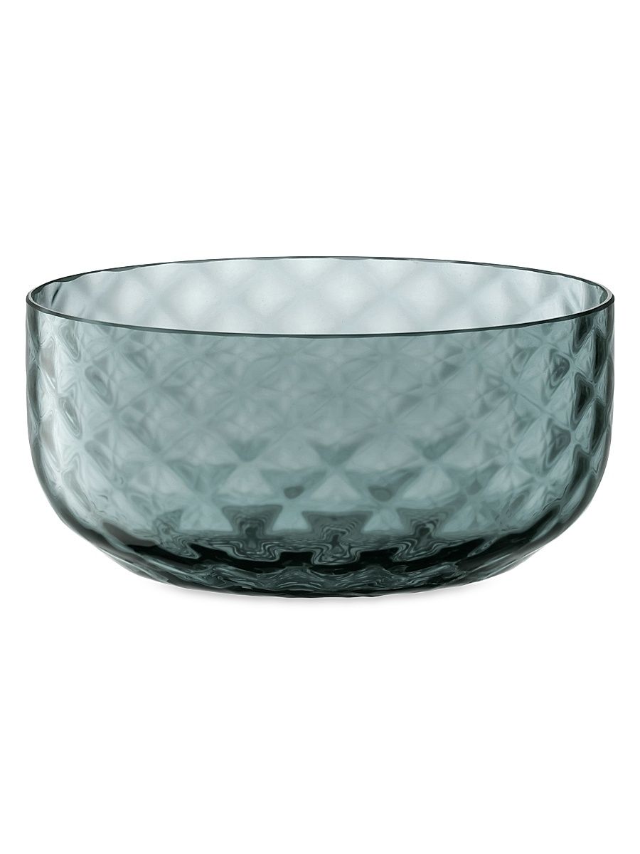 Dapple Glass Bowl - Water Blue - Size Small