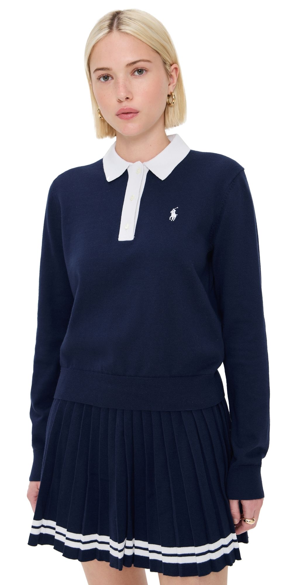 RLX Ralph Lauren Long Sleeve Polo Refined Navy XL