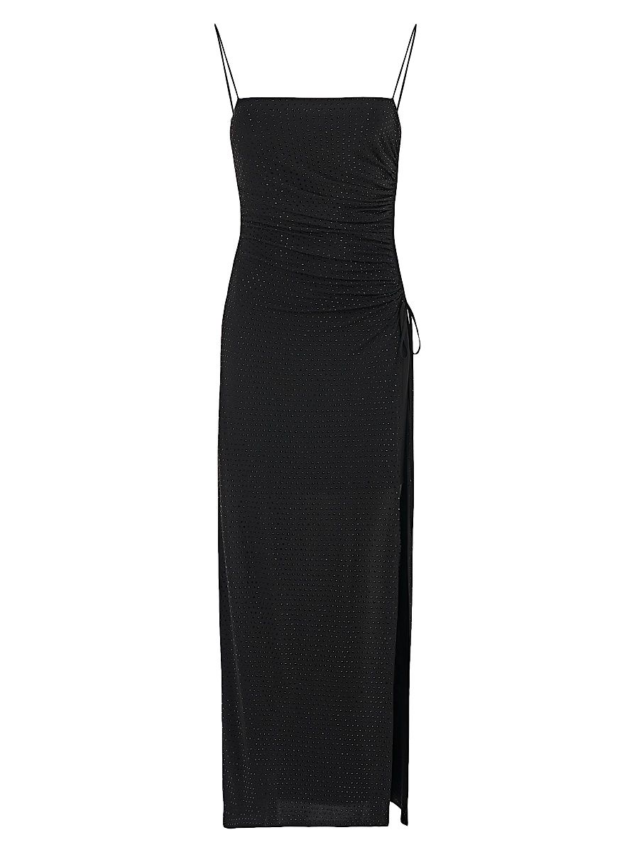 Women's Hanna Crystal-Embellished Jersey Dress - Black - Size 12