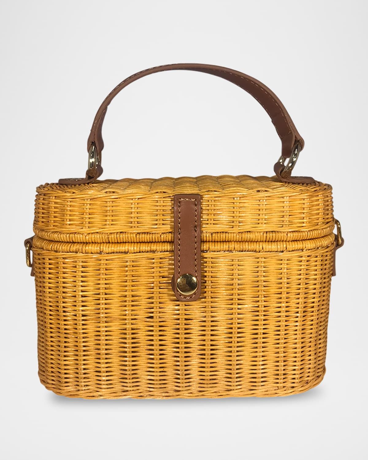 Catia Basket Top-Handle Bag