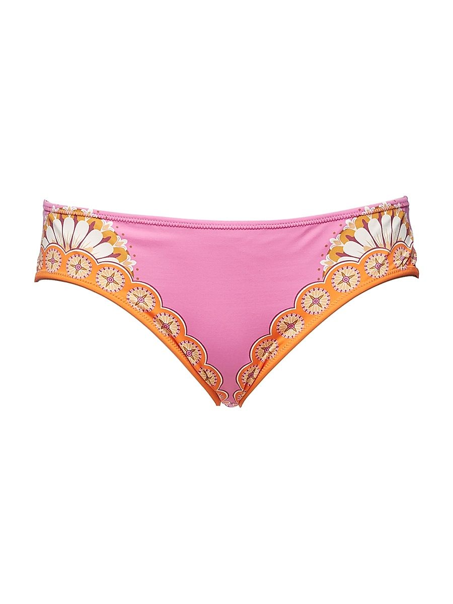 Women's Sunset Bikini Bottom - Napoli Plates Placee Pink - Size XS