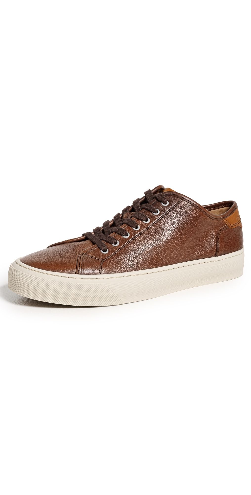 Allen Edmonds Jones Leather Sneakers Chocolate 8.5