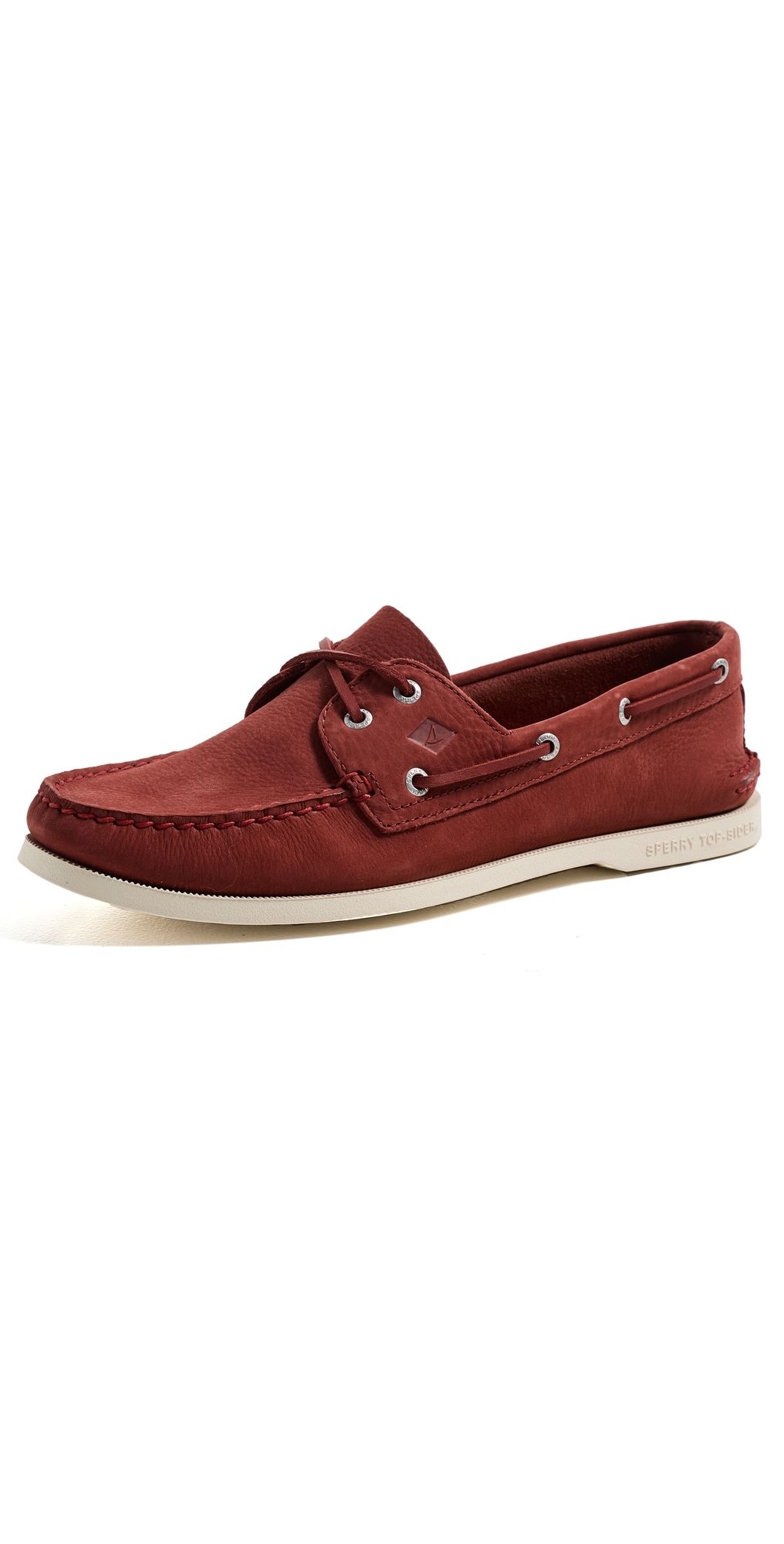 Sperry Authentic Original 2 Eye Nubuck Boat Shoes Other Red 12