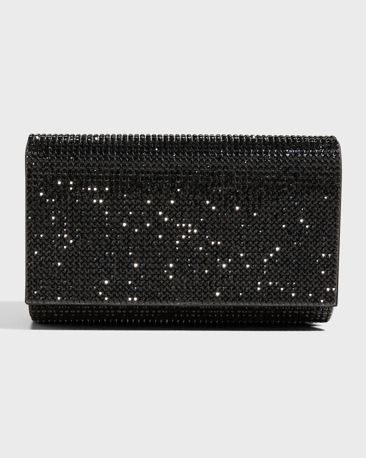 Fizzy Crystal Flap Clutch Bag