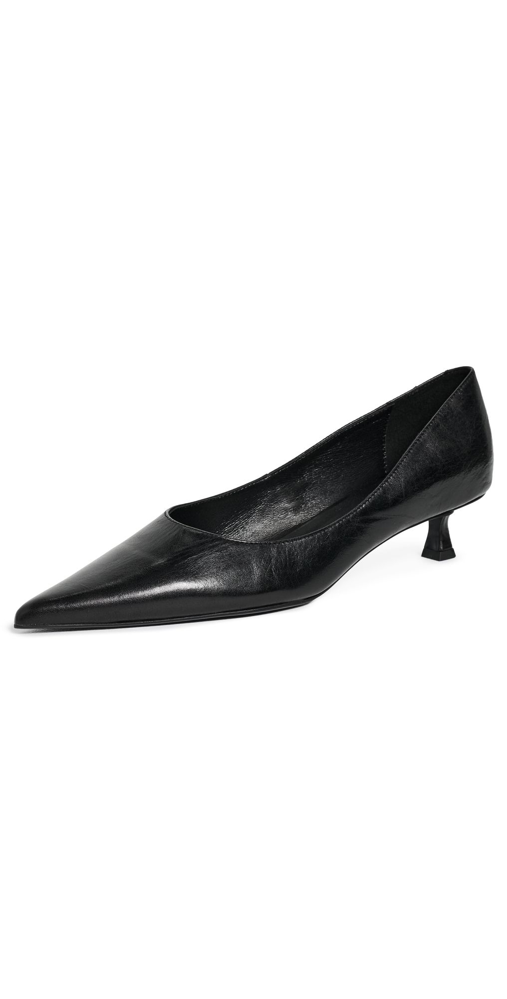 Tony Bianco Cameo Kitten Heel Pumps Black Vintage 5