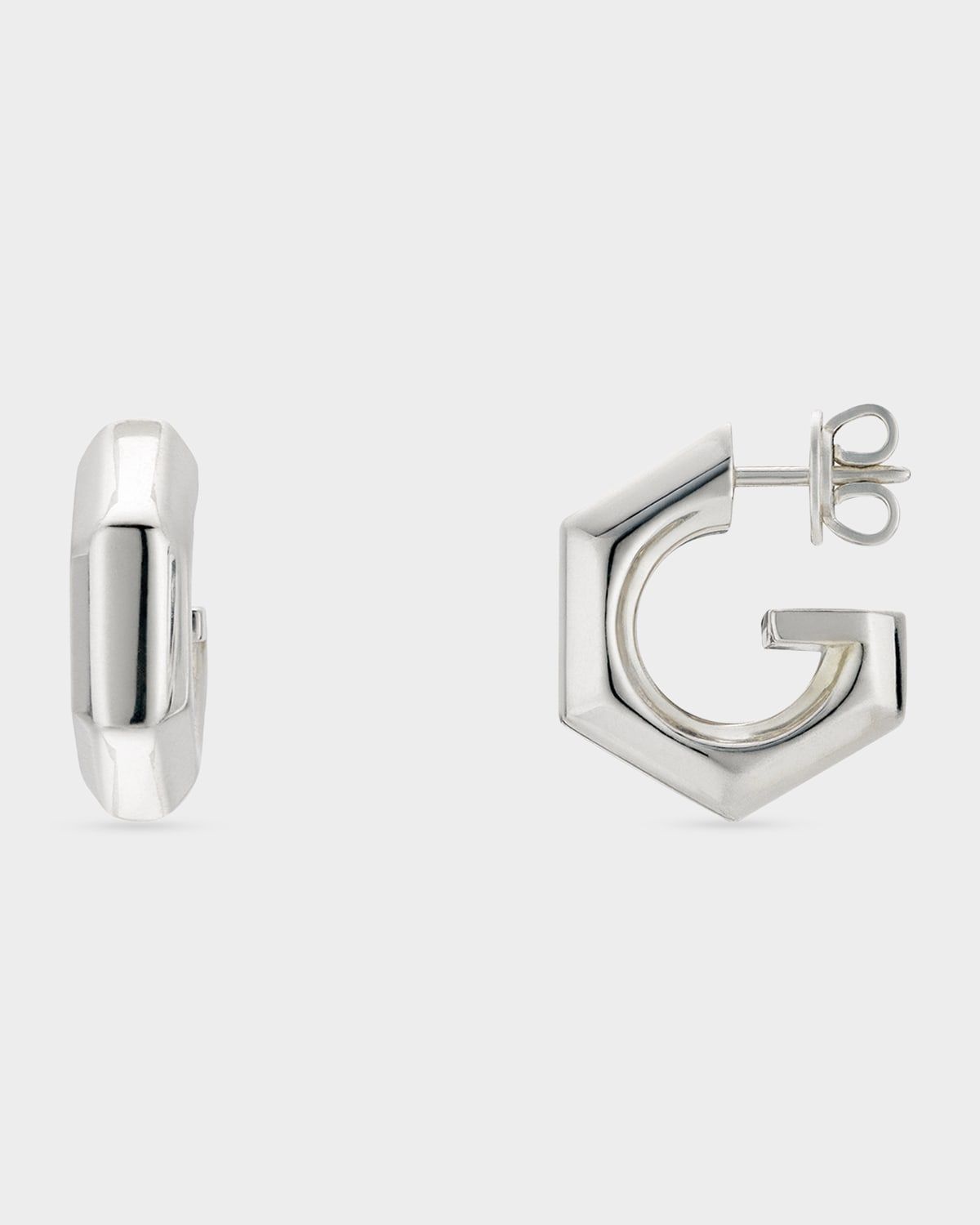 G Cube Hoop Earrings