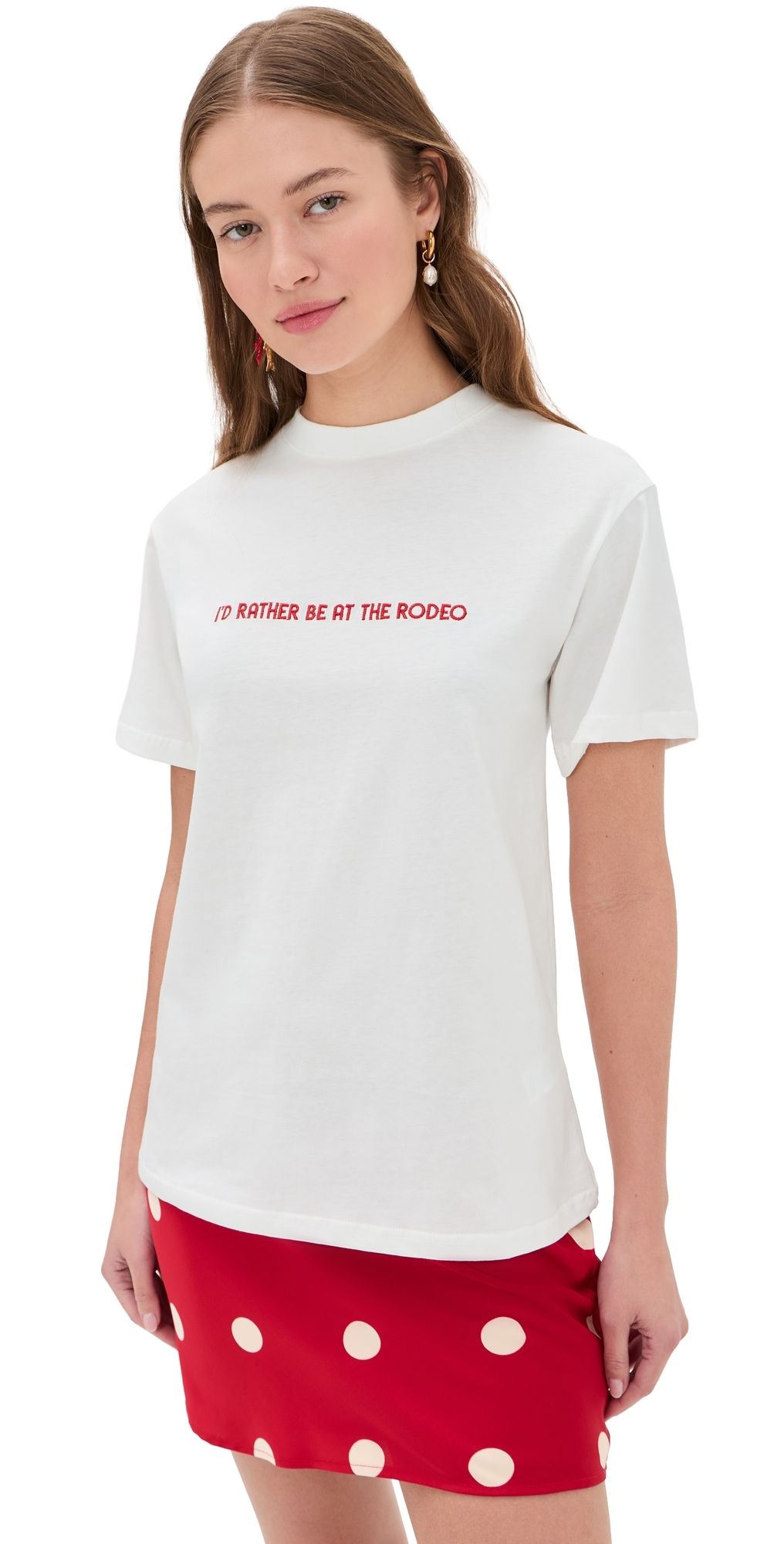 Never Fully Dressed White Rodeo T-Shirt White M