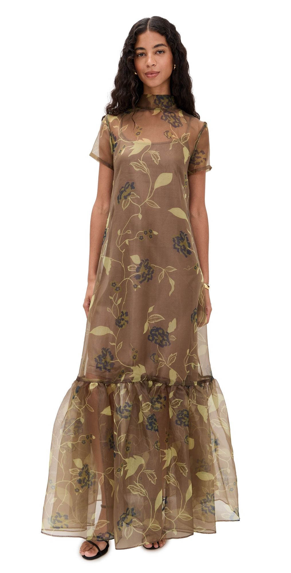 STAUD Calluna Dress Vintage Floral XS