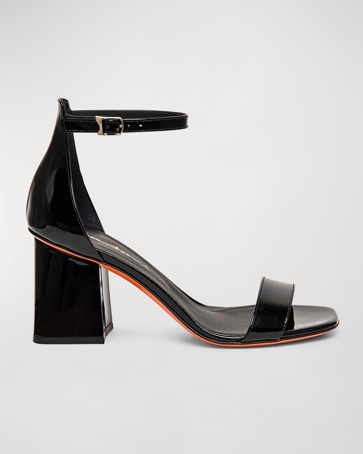 Calypso Patent Ankle-Strap Sandals