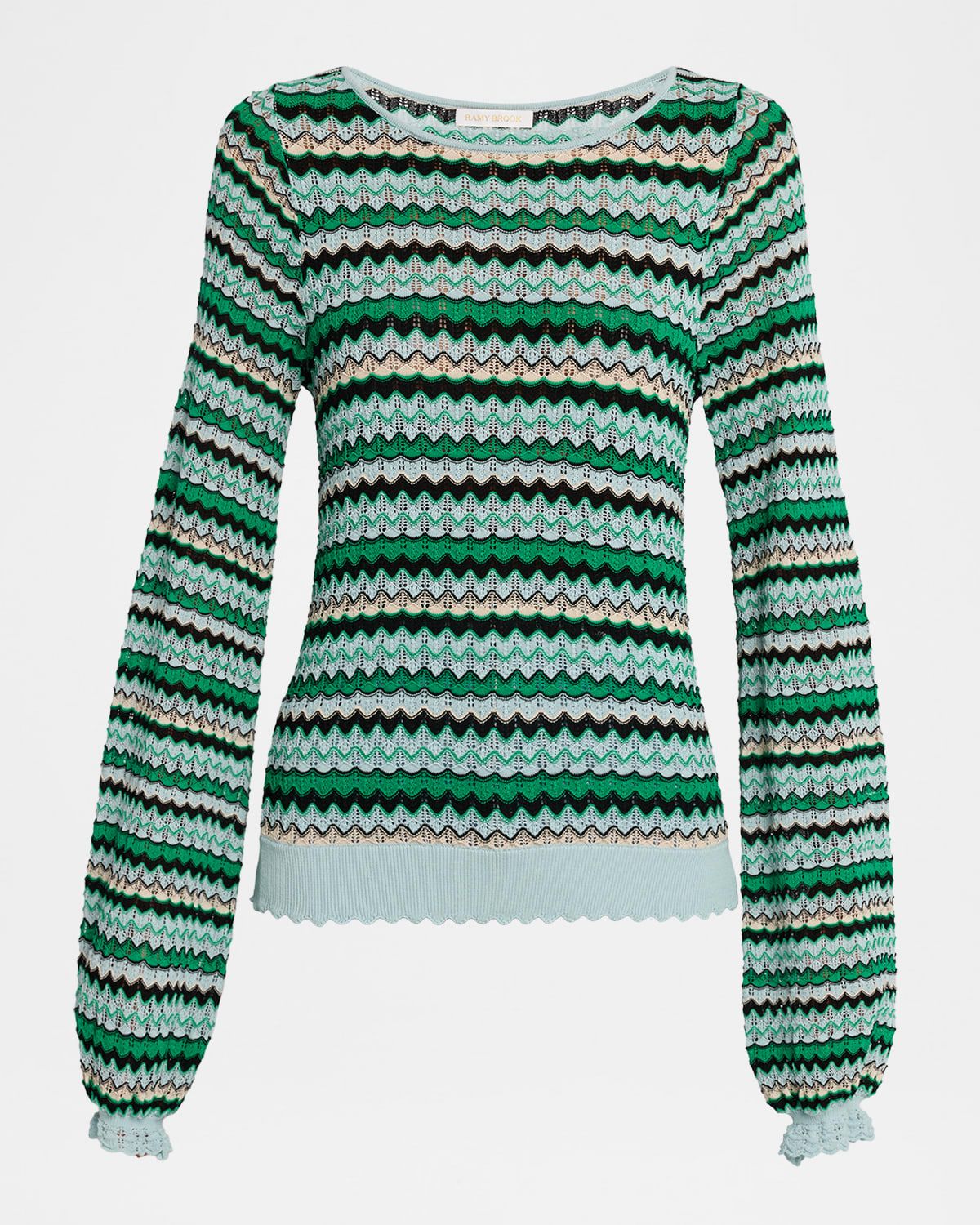 Fiora Chevron Knit Top