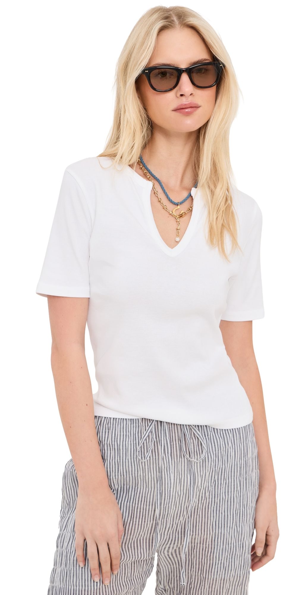 LE BOP LE BOP x Mally K. Goldman Beverly Tee White XL