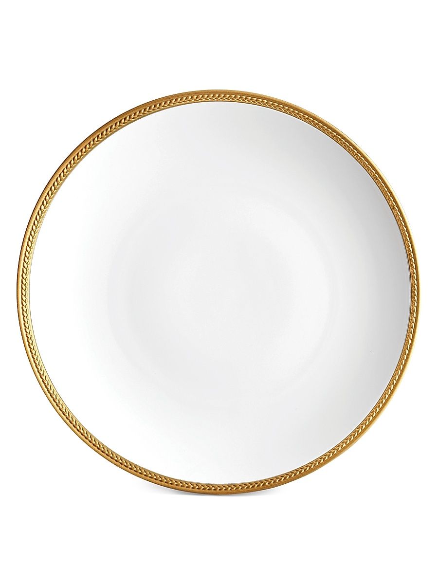 Soie Tressée Gold Charger Plate - Gold