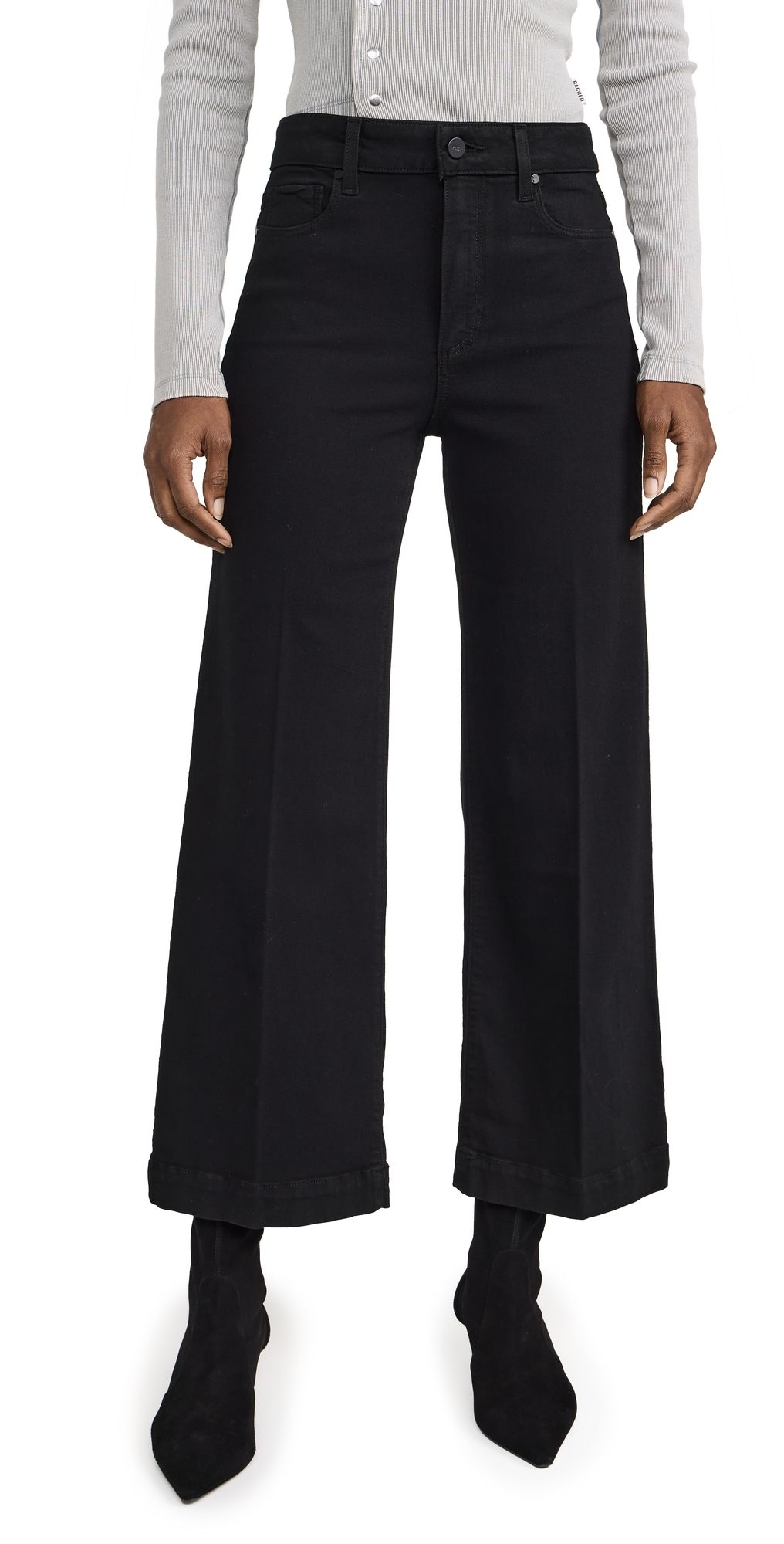 PAIGE Anessa Black Shadow Jeans Black Shadow 23