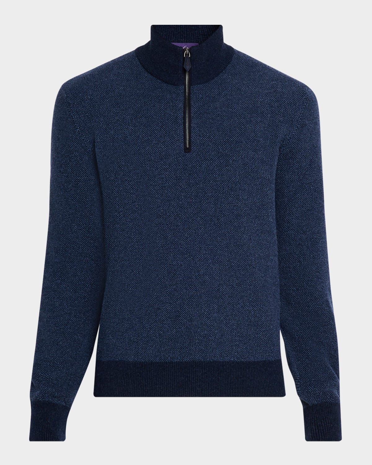 Men & apos;s Cashmere Half-Zip Sweater