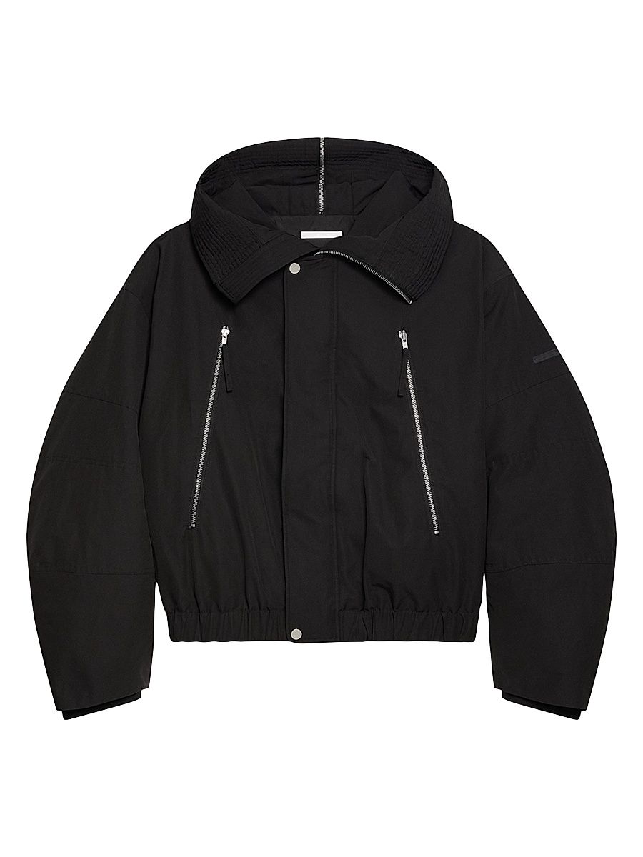 Men's Astro Hooded Bomber Jacket - Black - Size XL