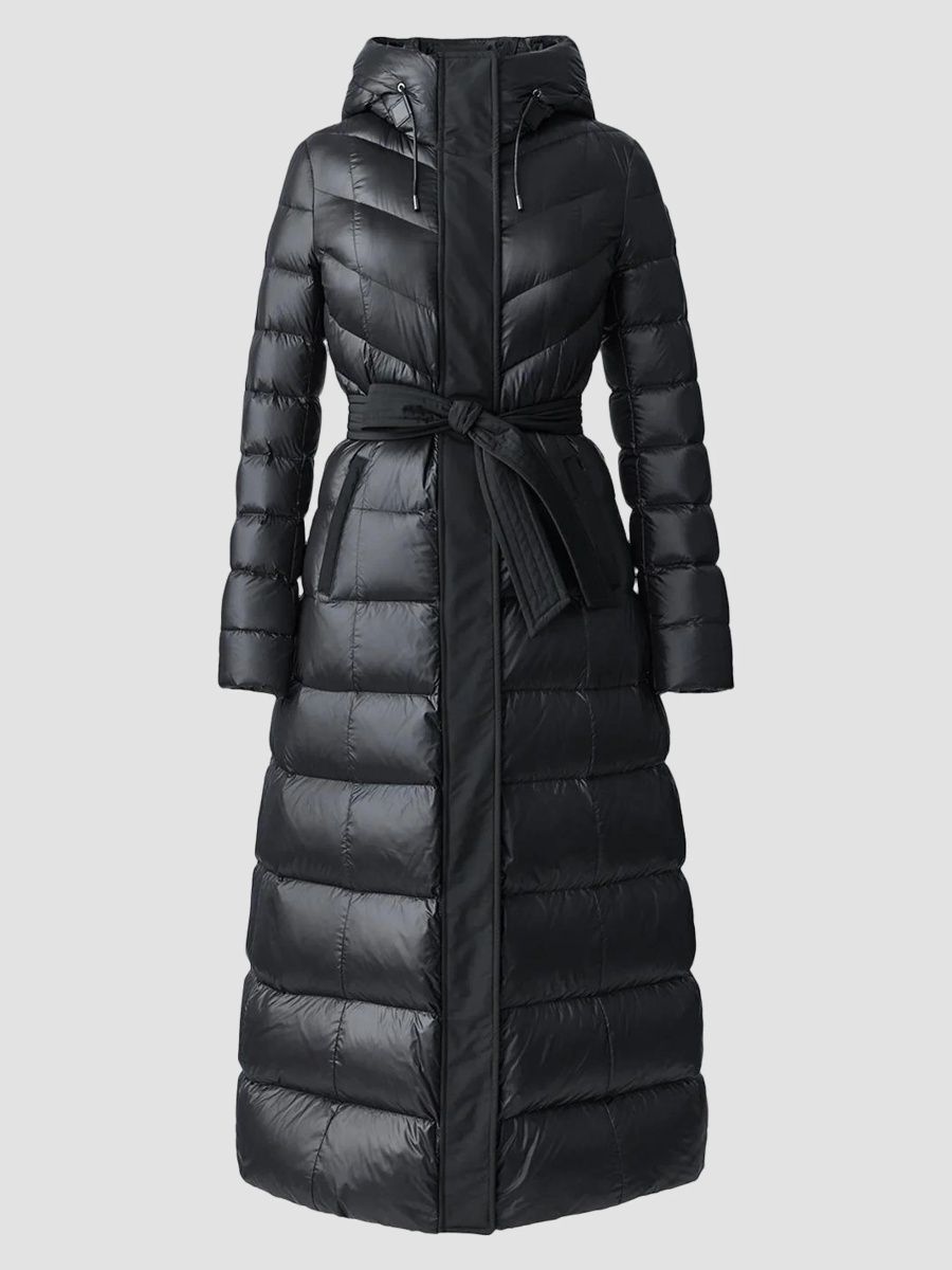Mackage Women's Calina Lustrous Down Maxi Coat - Black - Size XL