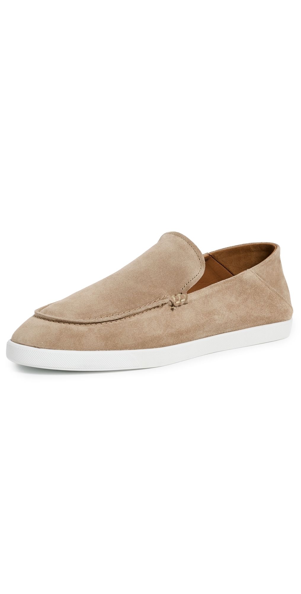 Allen Edmonds Gino Suede Loafers Taupe Suede 12