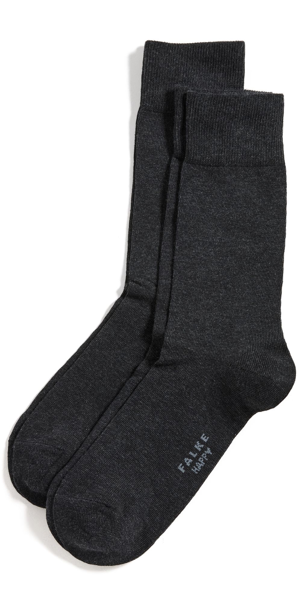 Falke Happy 2 Pack Socks Anthracite Melange 43-46