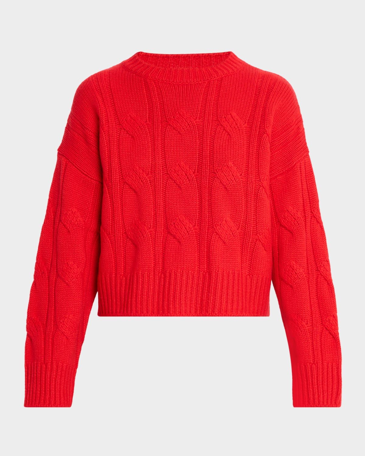 Tristan Cable-Knit Cashmere Sweater