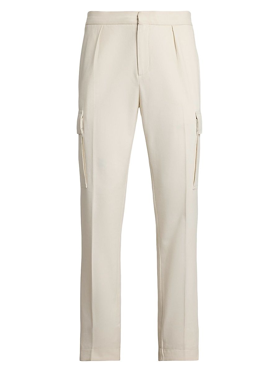 Men's Davis Brushed Twill Cargo Pants - Classic Cream - Size 40