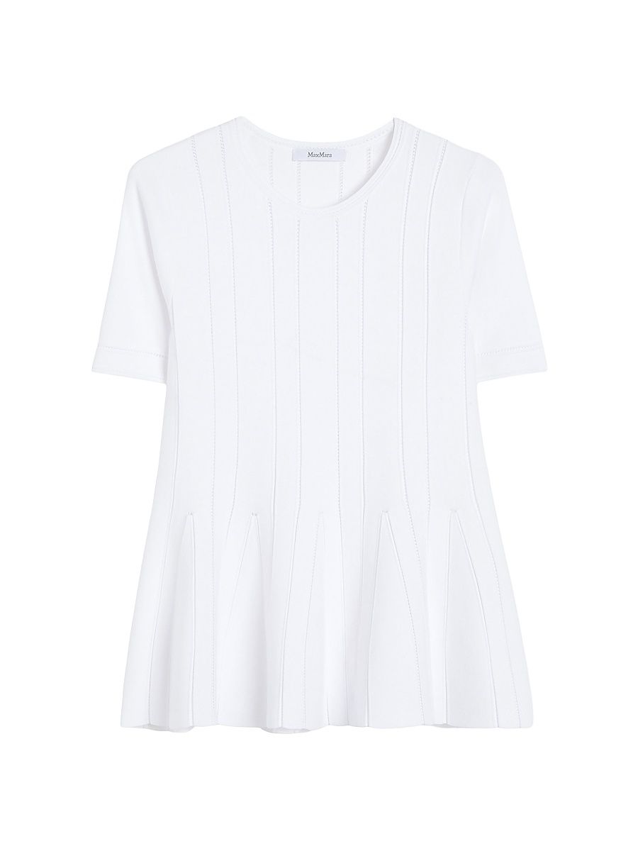 Women's Stretch Viscose Sweater - White - Size XL