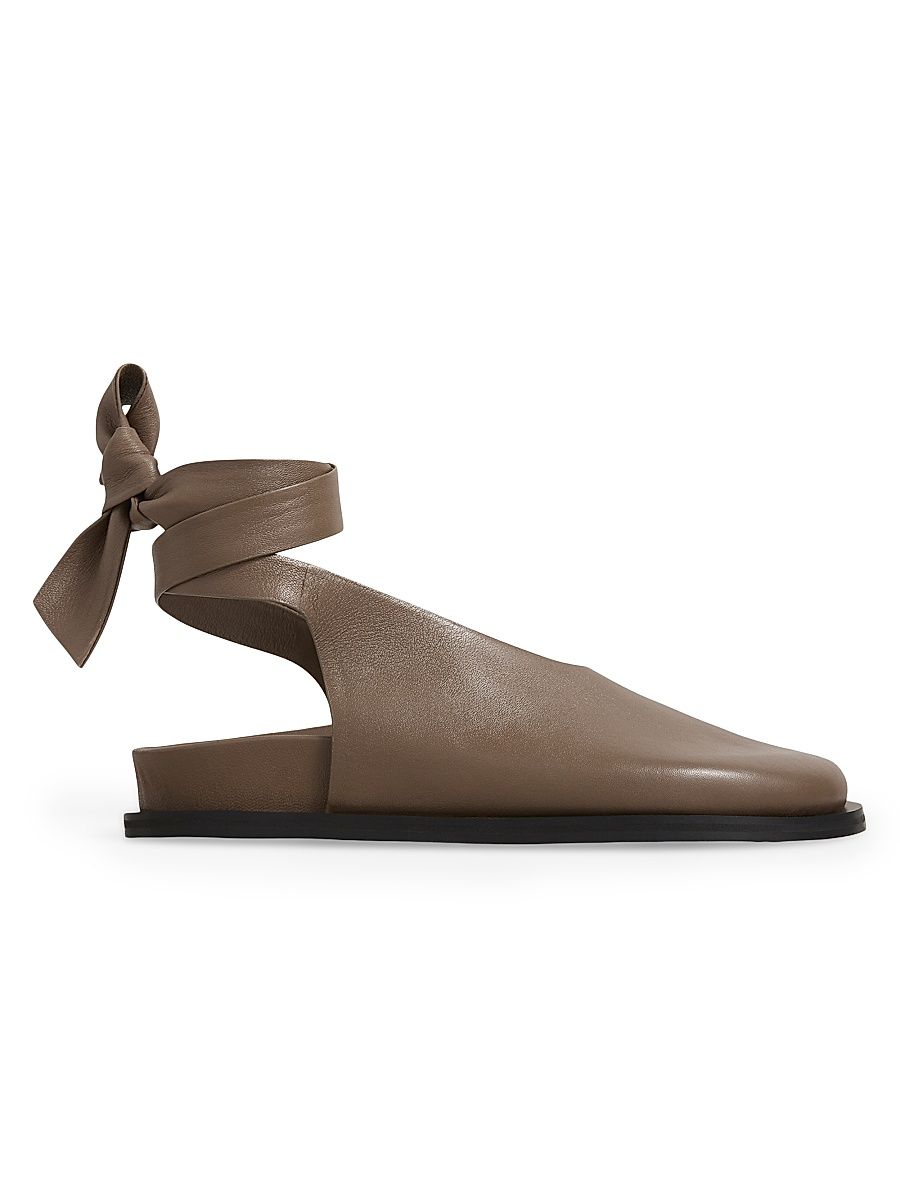 Women's Marion Ankle Tie Clogs - Sable - Size 10