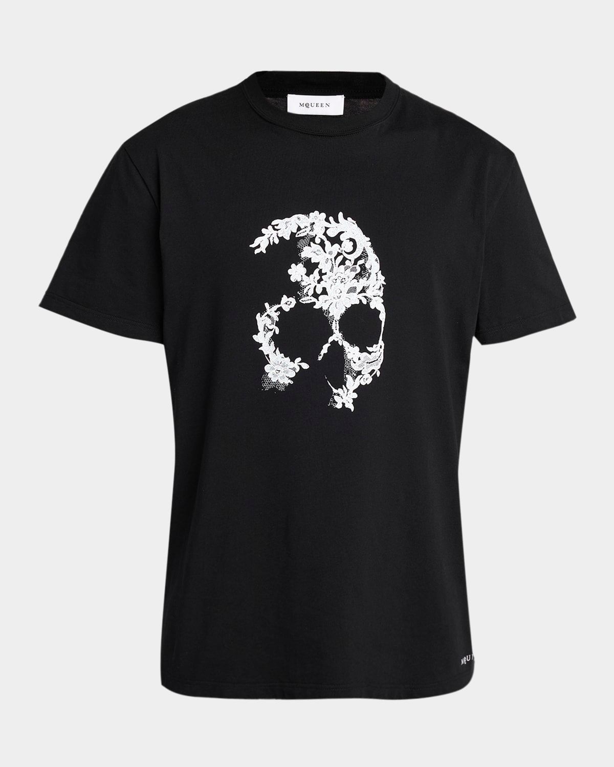 Men & apos;s Lace Skull Cotton T-Shirt