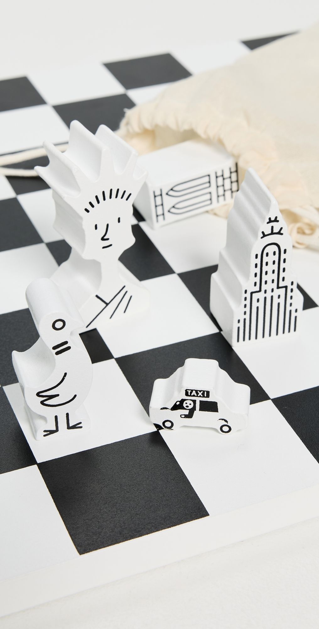 Printworks Chess NYC - The New Yorker X Printworks Black/White One Size