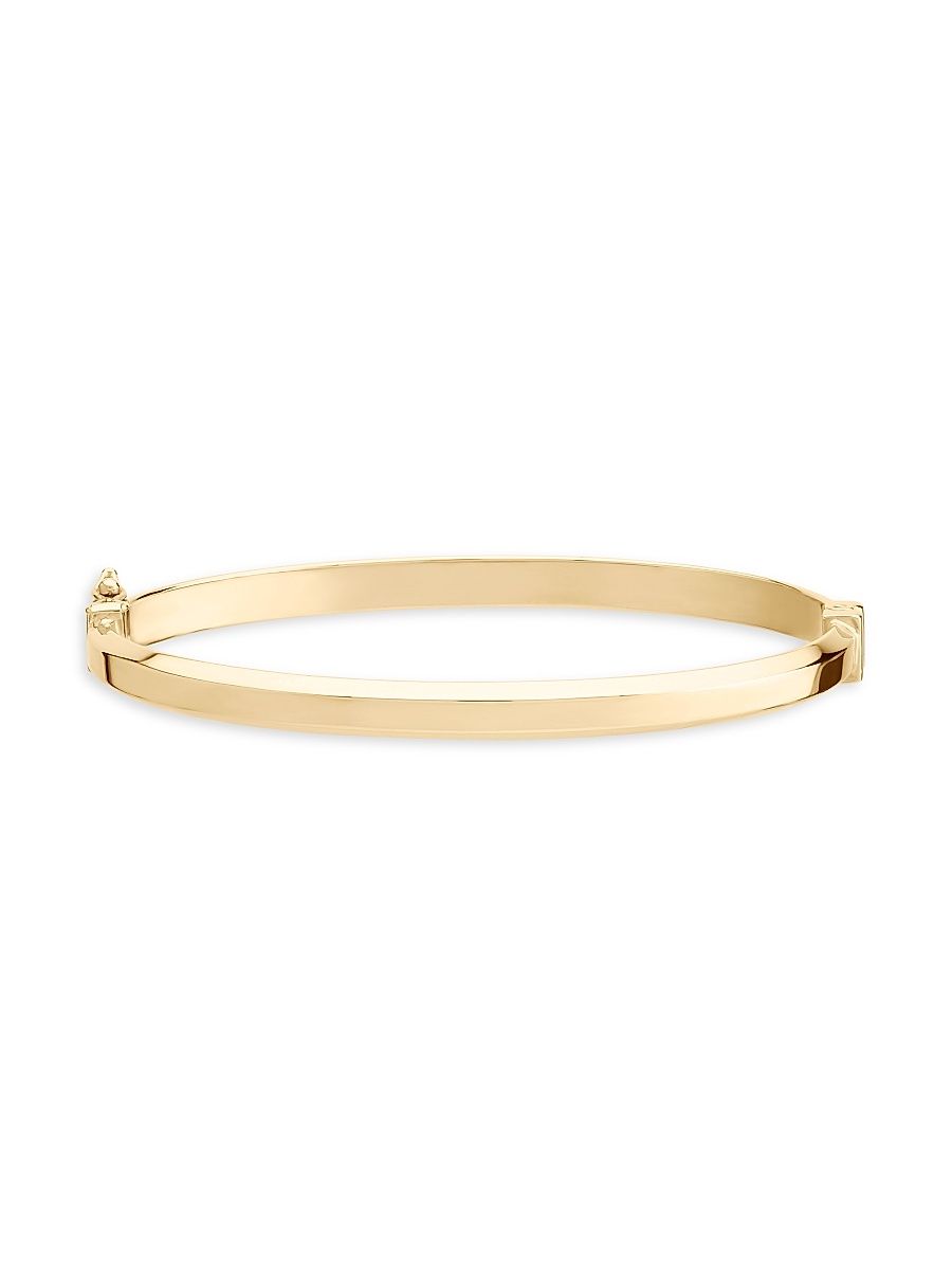 Women's 14K Yellow Gold Hinged Bangle - Yellow Gold